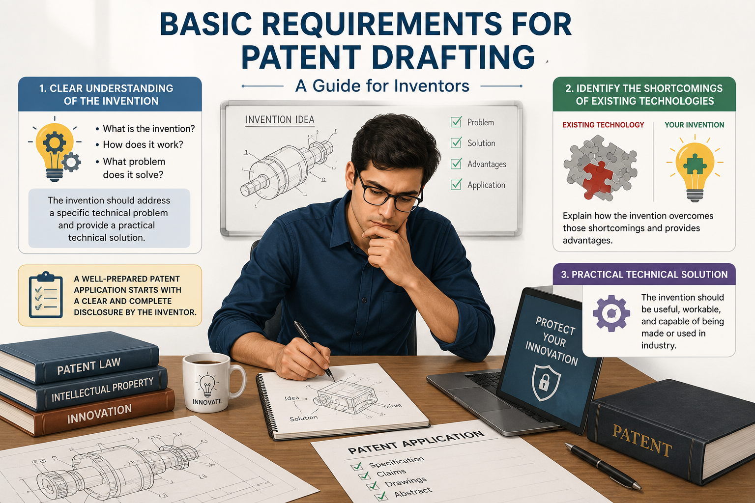 Basic Requirements for Patent Drafting: A Guide for Inventors