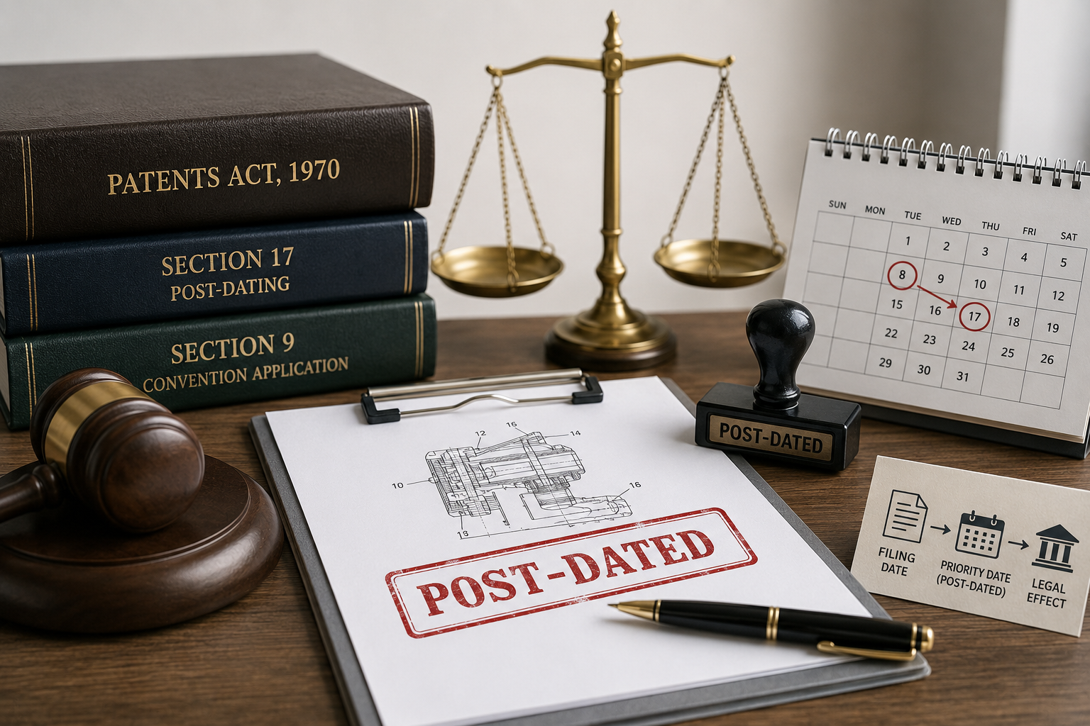 Post-Dating of Patent Applications under Section 17 of the Patents Act, 1970: Does the Phrase “Subject to Section 9” Restrict Its Scope?